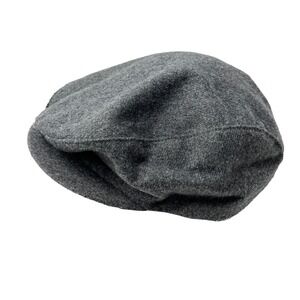 Country Gentleman Mens Grey Wool Flat Cap Ivy Newsboy Hat Made in USA Size 7 5/8